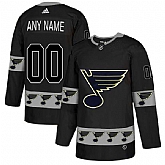 Customized Men's St. Louis Blues Black Team Logos Fashion Adidas Jersey,baseball caps,new era cap wholesale,wholesale hats